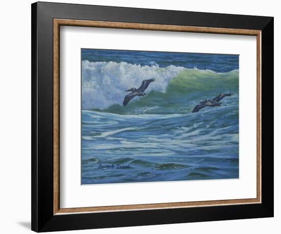 Pelican Skimmers-Bruce Dumas-Framed Giclee Print