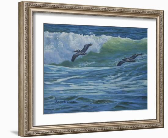 Pelican Skimmers-Bruce Dumas-Framed Giclee Print