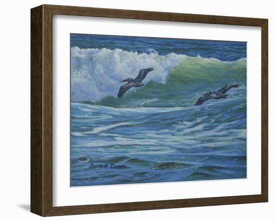 Pelican Skimmers-Bruce Dumas-Framed Giclee Print