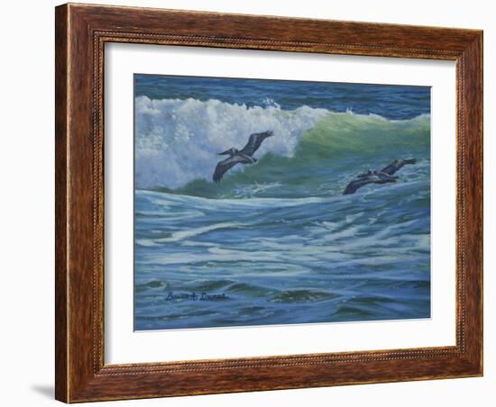 Pelican Skimmers-Bruce Dumas-Framed Giclee Print