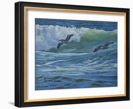 Pelican Skimmers-Bruce Dumas-Framed Giclee Print