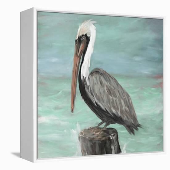 Pelican Way I-Julie DeRice-Framed Stretched Canvas