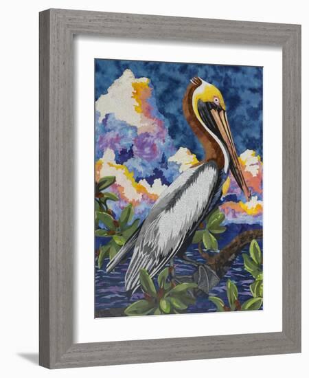 Pelican-Kestrel Michaud-Framed Giclee Print