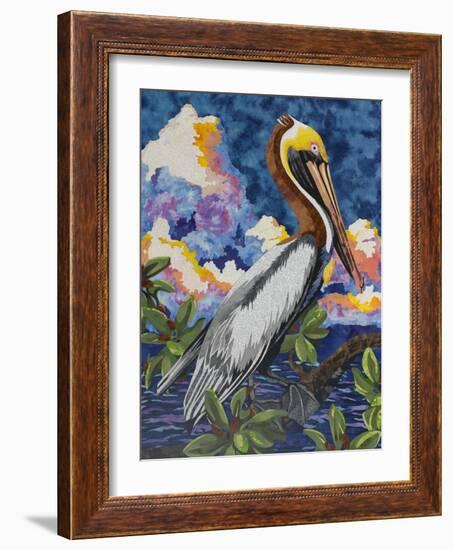 Pelican-Kestrel Michaud-Framed Giclee Print