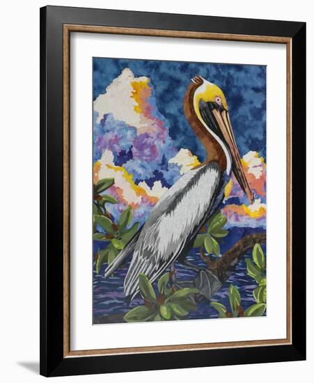 Pelican-Kestrel Michaud-Framed Giclee Print