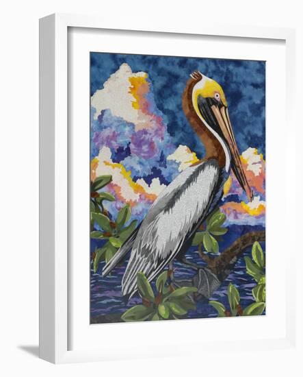 Pelican-Kestrel Michaud-Framed Giclee Print