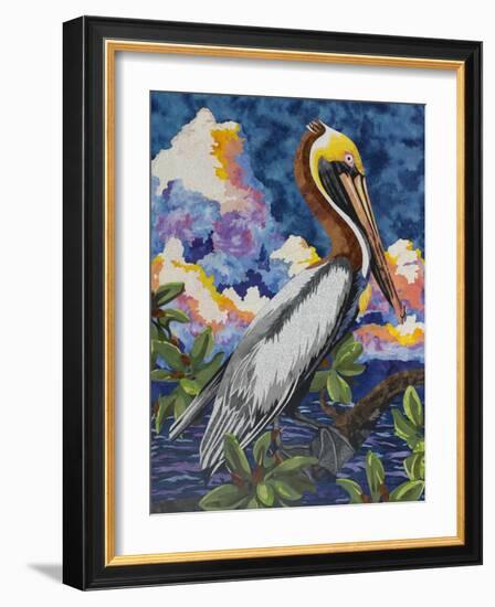 Pelican-Kestrel Michaud-Framed Giclee Print