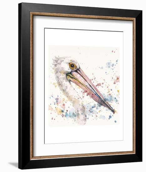 Pelicans About-Sillier than Sally-Framed Art Print