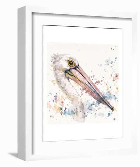 Pelicans About-Sillier than Sally-Framed Art Print