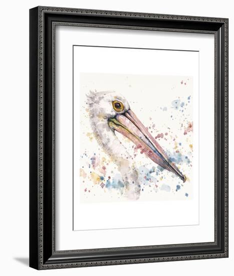 Pelicans About-Sillier than Sally-Framed Art Print