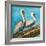 Pelicans on Post II-Julie DeRice-Framed Art Print