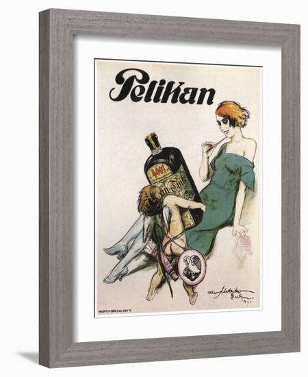 Pelikan-null-Framed Giclee Print