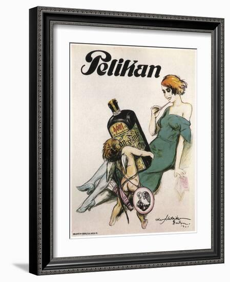 Pelikan-null-Framed Giclee Print