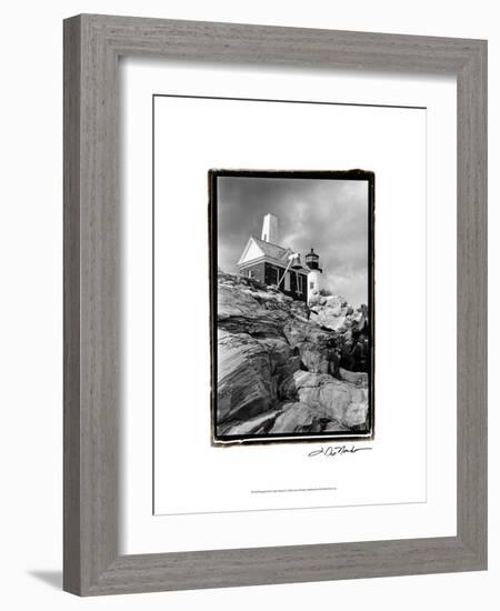 Pemaquid Point Light, Maine II-Laura Denardo-Framed Art Print