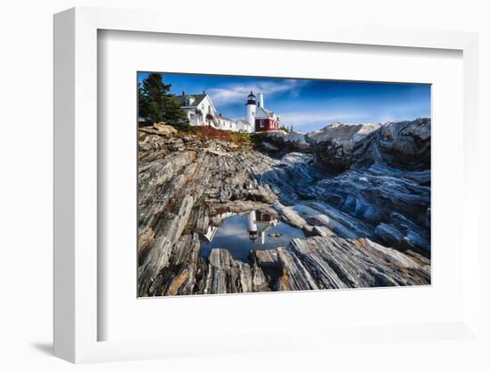 Pemaquid Pont Lighthouse, Maine-George Oze-Framed Photographic Print