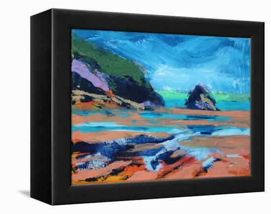 Pembroke (acrylic on canvas, 2021)-Paul Powis-Framed Premier Image Canvas