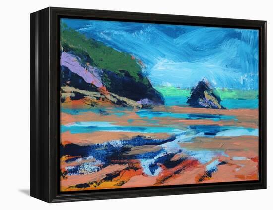 Pembroke (acrylic on canvas, 2021)-Paul Powis-Framed Premier Image Canvas