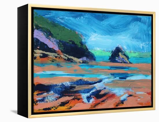 Pembroke (acrylic on canvas, 2021)-Paul Powis-Framed Premier Image Canvas