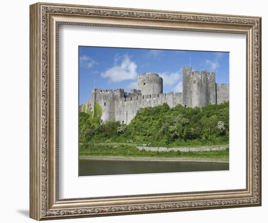 Pembroke Castle in Pembroke, Pembrokeshire, Wales, United Kingdom, Europe-David Clapp-Framed Photographic Print