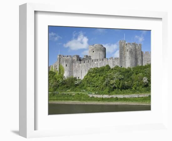 Pembroke Castle in Pembroke, Pembrokeshire, Wales, United Kingdom, Europe-David Clapp-Framed Photographic Print