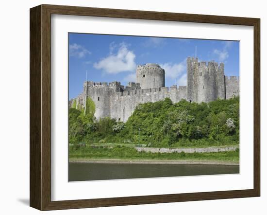 Pembroke Castle in Pembroke, Pembrokeshire, Wales, United Kingdom, Europe-David Clapp-Framed Photographic Print