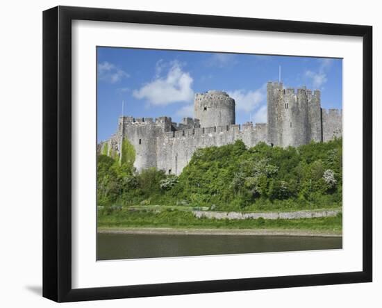 Pembroke Castle in Pembroke, Pembrokeshire, Wales, United Kingdom, Europe-David Clapp-Framed Photographic Print