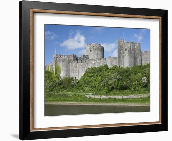 Pembroke Castle in Pembroke, Pembrokeshire, Wales, United Kingdom, Europe-David Clapp-Framed Photographic Print