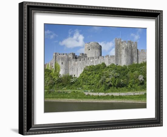 Pembroke Castle in Pembroke, Pembrokeshire, Wales, United Kingdom, Europe-David Clapp-Framed Photographic Print