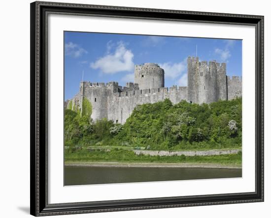 Pembroke Castle in Pembroke, Pembrokeshire, Wales, United Kingdom, Europe-David Clapp-Framed Photographic Print