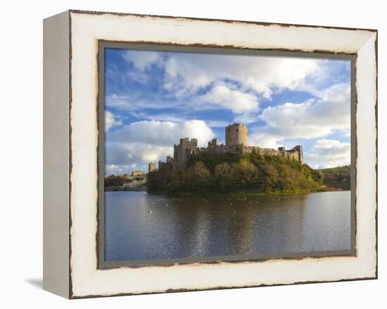 Pembroke Castle, Pembrokeshire, Wales, United Kingdom, Europe-Billy Stock-Framed Premier Image Canvas