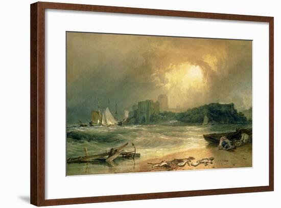 Pembroke Castle-J. M. W. Turner-Framed Giclee Print