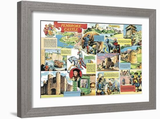 Pembroke Castle-Pat Nicolle-Framed Giclee Print