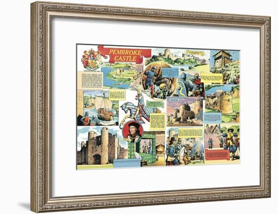 Pembroke Castle-Pat Nicolle-Framed Giclee Print