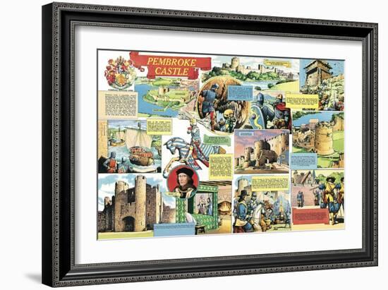 Pembroke Castle-Pat Nicolle-Framed Giclee Print