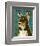 Pembroke Welsh Corgi (Tri-Color)-John Golden-Framed Giclee Print