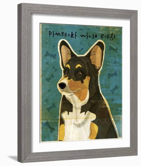 Pembroke Welsh Corgi (Tri-Color)-John Golden-Framed Giclee Print