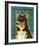 Pembroke Welsh Corgi (Tri-Color)-John Golden-Framed Giclee Print