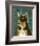 Pembroke Welsh Corgi (Tri-Color)-John W^ Golden-Framed Art Print