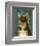 Pembroke Welsh Corgi (Tri-Color)-John W^ Golden-Framed Art Print