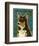 Pembroke Welsh Corgi (Tri-Color)-John W^ Golden-Framed Art Print