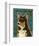 Pembroke Welsh Corgi (Tri-Color)-John W^ Golden-Framed Art Print