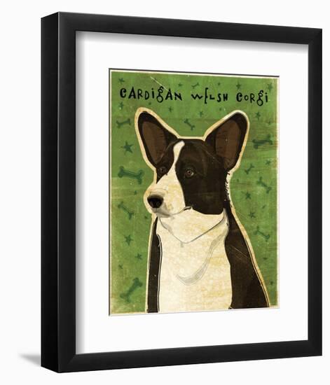 Pembroke Welsh Corgi-John W^ Golden-Framed Art Print