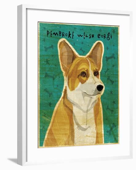 Pembroke Welsh Corgi-John W Golden-Framed Giclee Print