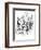 Pen and Ink Study, C19th Century-Max Liebermann-Framed Giclee Print