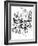 Pen and Ink Study, C19th Century-Max Liebermann-Framed Giclee Print