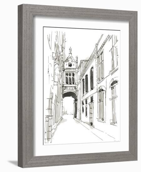 Pen & Ink Travel Studies III-Ethan Harper-Framed Art Print