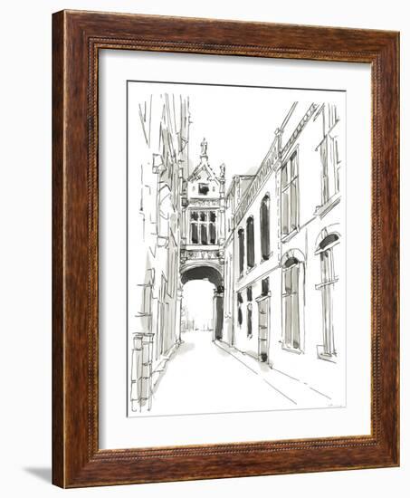 Pen & Ink Travel Studies III-Ethan Harper-Framed Art Print