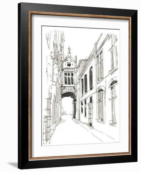 Pen & Ink Travel Studies III-Ethan Harper-Framed Art Print