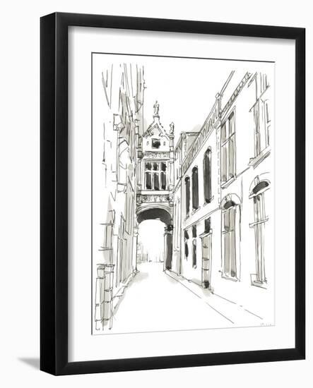 Pen & Ink Travel Studies III-Ethan Harper-Framed Art Print