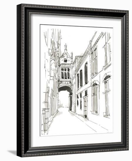 Pen & Ink Travel Studies III-Ethan Harper-Framed Art Print